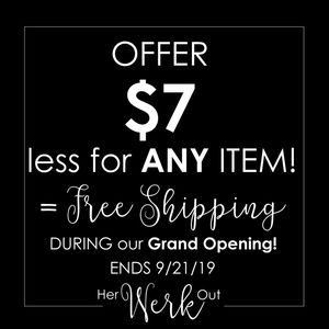 FREE SHIPPING! Meet your Posher  } Her Werk Out